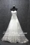 Silver - wedding gown 1405WL002 CS A Line pleated Heart Lace