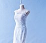 412W05 MM Strap Trumpet Cap Sleeves Top Malaysia Wedding Dress Designer Rental