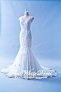 412W18 LL Illusion Neck Tie back Wedding Dress Designer Malaysia