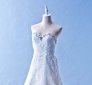 502W21 XJ A line Full lace Crystal Sweet Heart Top Malaysia Wedding Dress Designer Rental
