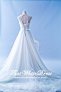 502W23 XJ High Neck Princess Ruffle back Wedding Dress Designer Malaysia