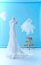 73TYW01 Oriental Collar Trumpet Ivory Wedding Dress Malaysia Rental Custom