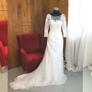 47 Long sleeves bateau boat neck Lace French floral Lace Trumpet Church ROM Wedding Dress Rental Gaun Baju Pengantin Muslimah Kahwin Nikah Sanding Malaysia Kuala Lumpur Petaling Jaya