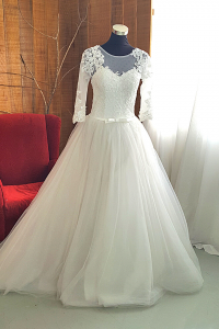 19 Long sleeves illusion Neck Full Lace Soft Tulle Princess Wedding Dress Rental Gaun Baju Pengantin Muslimah Kahwin Nikah Sanding Malaysia Kuala Lumpur Petaling Jaya