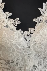 52 Long sleeves V neck French Guipure Lace Lace Chiffon A line Sheath Beach Wedding Dress Gaun Baju Pengantin Muslimah Kahwin Nikah Sanding Malaysia Kuala Lumpur Petaling Jaya