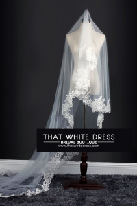 53 Premium Bride Wedding Veil Plain Soft Tulle Veil Long Short FingerTip Full French Lace /Veil Tudung Pengantin Nikah Sanding High Quality Kahwin