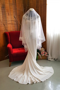 38 Premium Bride Wedding Veil Plain Soft Tulle Veil Long Short FingerTip Lace /Veil Tudung Pengantin Nikah Sanding High Quality