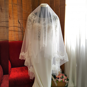 39  Premium Bride Wedding Veil Plain Soft Tulle Veil Long Short FingerTip Lace /Veil Tudung Pengantin Nikah Sanding Hair accessories malaysia