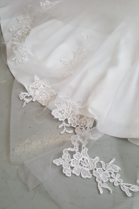 42 VTb007  Premium Bride Wedding Veil Plain Soft Tulle Veil Long Short FingerTip Lace /Veil Tudung Pengantin Nikah Sanding Kahwin Kuala Lumpur