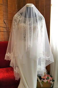 39  Premium Bride Wedding Veil Plain Soft Tulle Veil Long Short FingerTip Lace /Veil Tudung Pengantin Nikah Sanding Hair accessories malaysia