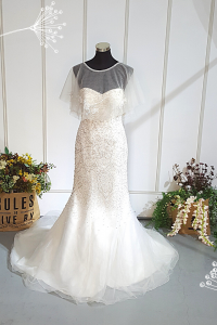 610CCW04 Sweet Heart Fully beaded sequin Trumpet RM3200