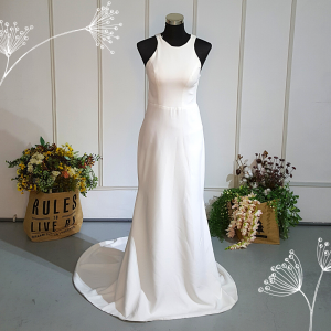 903YZW01 Emmie Halter Plain Crepe trumpet a RM550