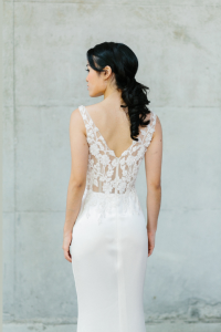 608LL04 LL Soie Low V neck illusion Silk Satin 30 (17) ROM wedding dress rental Malaysia, Satin Wedding Dress Rental Kuala Lumpur, 