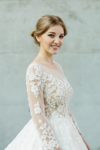 608LL08 LL Sundus Rose Long Sleeves Princess  7 Malay Wedding Dress Design Kuala Lumpur, Wedding Ballgown rental Malaysia, 