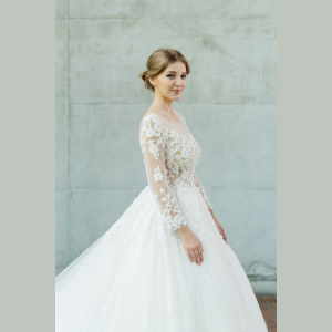 608LL08 LL Sundus Rose Long Sleeves Princess  9 Bridal Dress rental Petaling Jaya, Pengantin Malaysia Baju Sewa, Gaun Pengantin Kuala Lumpur Sewa, Pengantin Muslimah Malaysia, Baju Sewa Kahwin Malaysia Kuala Lumpur, Baju Pengantin Designer Malaysia, Long 