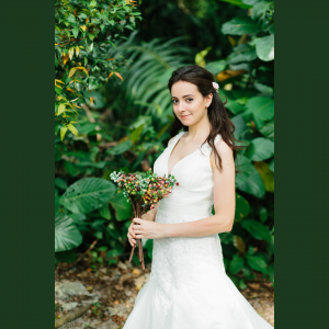 610CCW03 V neck Trumpet 4 Bride Wedding Event Reception Dinner Dress rental Malaysia