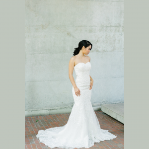 610LLW01 LL Charis Sweet Heart Trumpet 2 piece 2 Romantic wedding dress Malaysia, Church Wedding Malaysia, Long Sleeves Bridal Dress Malaysia Rental, 