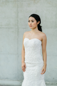 610LLW01 LL Charis Sweet Heart Trumpet 2 piece 4 Bridal Gown Signature Designer Custom make rental Kuala Lumpur