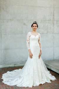 71LLW03 LL Long Sleeves Royal A line Marrakesh 1 Gaun Pengantin Muslimah Malaysia sewa Kahwin Nikah