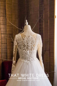 910LLW08 Sabrina LS baroque Princess Soft tulle c Bridal Gown Signature Designer Custom make rental Kuala Lumpur