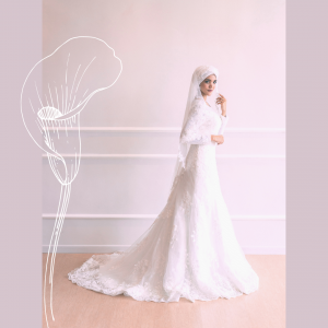 710LLW03 LL Melyssa illusion long sleeves boat neck wedding dress Alencon lace A line 13 Long Sleeves Wedding Dress Rental Kuala Lumpur, Beach Wedding Malaysia, 