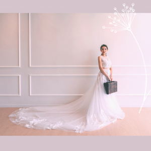 77LLW02 LL Janice 4 Pengantin Malaysia Baju Sewa, French Lace wedding Dress rental Malaysia, 