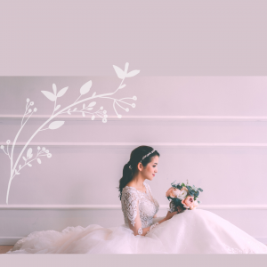 711XNW01 Adana Long Sleeves Illusion neckline fully beaded Princess 1 Malay Wedding Dress Design Kuala Lumpur, Wedding Ballgown rental Malaysia, 