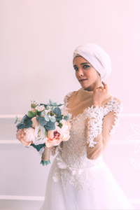 711XNW02 Lille Long Sleeves (Champagne) Illusion neckline ribbon belt A line princess zip 1 Princess Wedding Gown Malaysia, Petite Bridal Wedding Dress rental Kuala Lumpur, 