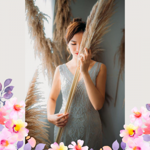 808LLW02 Sammie Deep V Spanish Guipure Deep V back trumpet 7 ROM wedding dress rental Malaysia, Simple wedding dress malaysia, ROM wedding gown Kuala Lumpur, Garden wedding reception Malaysia, 