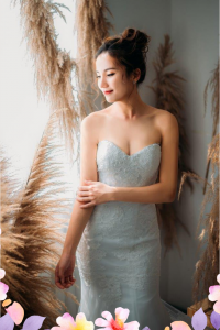 88MMW01 Alexa Sweet Heart trumpet French Alencon Lace 1 Mermaid wedding dress,Long Sleeves Bridal Dress Malaysia Rental, Gaun Kahwin Malaysia sewa, Wedding Gown Designer Malaysia, 