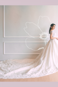 Evening Dress 711XNE06 Champagne stripe sequin Princess 8 Sexy Wedding Gown Malaysia, Romantic wedding dress Malaysia, Garden wedding reception Malaysia, 