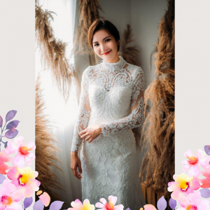 906LLW03 Fhrisha Long Sleeves Baroque A line 4 Mermaid wedding dress,French Lace wedding Dress rental Malaysia, Long Sleeves Wedding Dress Rental Malaysia, Wedding Gown Designer Malaysia, Malay Wedding Dress Malaysia, 