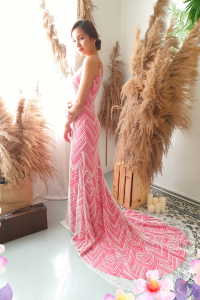 Evening Dress 906BY04E01 Jarina Red Spaghetti strap full sequin in white lace 21 Bridal event wedding dress reception rental custom make