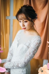 211BY10W02 Annabelle Long Sleeves Trumpet Floral lace m Mermaid wedding dress,Full lace wedding dress malaysia, Petite Wedding Gown rental Kuala Lumpur, Church Wedding Malaysia, 