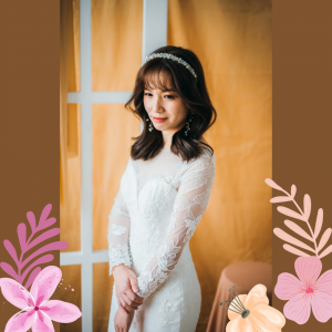 211BY10W04 Arabelle LS Trumpet Floral Guipure j ROM wedding dress rental Malaysia, Simple wedding dress malaysia, ROM wedding gown Kuala Lumpur, Garden wedding reception Malaysia, 