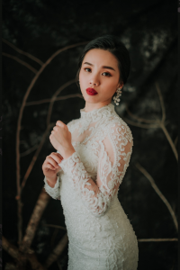 910LLW07 Darla LS baroque trumpet 9 Malay Wedding Dress Design Kuala Lumpur, Wedding Ballgown rental Malaysia, 